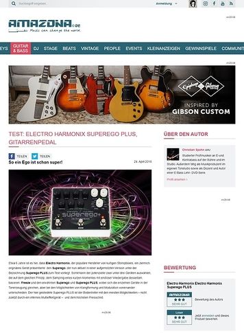 Amazona.de Electro Harmonix Superego PLUS Amazona.de Electro Harmonix Superego PLUS