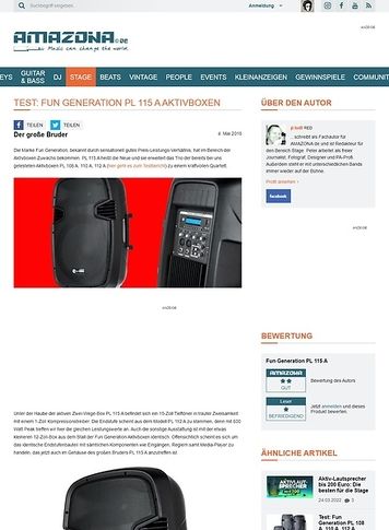 Amazona.de Fun Generation PL 115 A Amazona.de Fun Generation PL 115 A