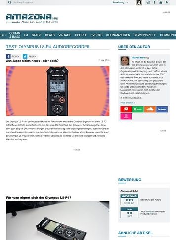 Amazona.de Olympus LS-P4 Amazona.de Olympus LS-P4