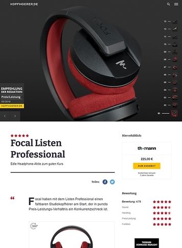 Kopfhoerer.de Focal Listen Professional Kopfhoerer.de Focal Listen Professional