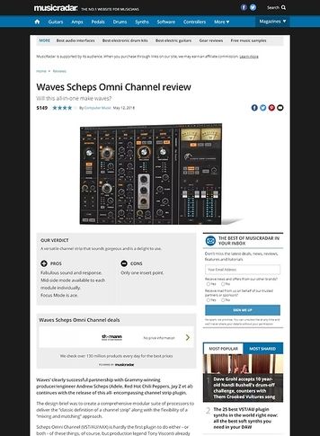 MusicRadar.com Waves Scheps Omni Channel MusicRadar.com Waves Scheps Omni Channel