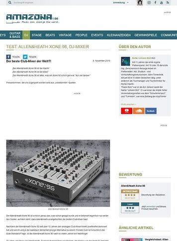 Amazona.de Allen&Heath Xone:96 Amazona.de Allen&Heath Xone:96
