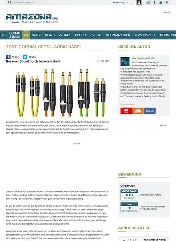 Amazona.de Cordial Ceon Amazona.de Cordial Ceon