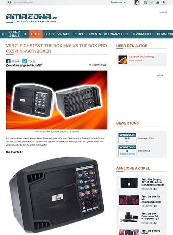 Amazona.de the box MA 5, the box pro CX 5 Amazona.de the box MA 5, the box pro CX 5