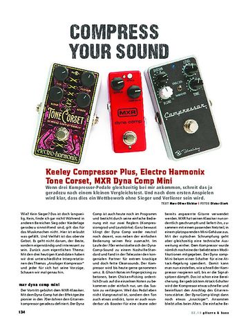 Gitarre & Bass Vergleichstest! Keeley Compressor Plus, Electro Harmonix Tone Corset, MXR Dynacomp Mini Gitarre & Bass Vergleichstest! Keeley Compressor Plus, Electro Harmonix Tone Corset, MXR Dynacomp Mini