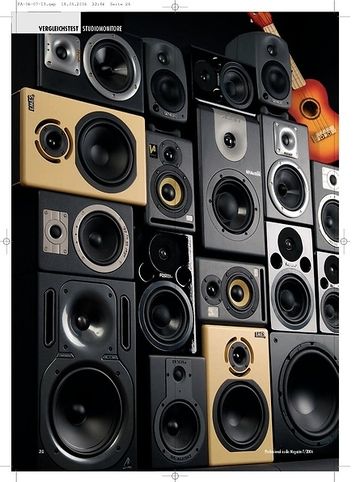 Professional Audio Standhafte Klangmauer: Nahfeldmonitore Professional Audio Standhafte Klangmauer: Nahfeldmonitore