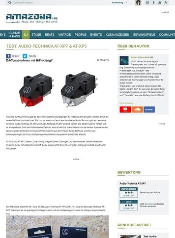 Amazona.de Audio-Technica AT-XP7 & AT-XP5 Amazona.de Audio-Technica AT-XP7 & AT-XP5