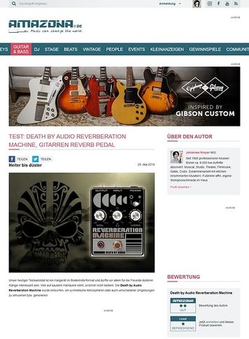 Amazona.de Death by Audio Reverberation Machine Amazona.de Death by Audio Reverberation Machine