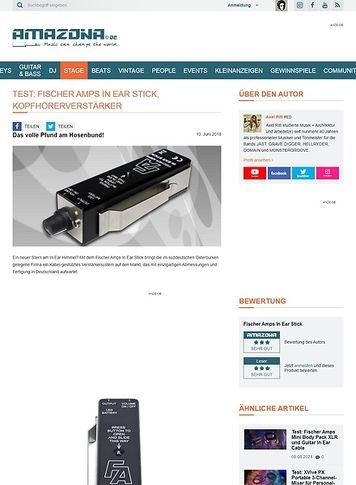 Amazona.de Fischer Amps In Ear Stick Amazona.de Fischer Amps In Ear Stick