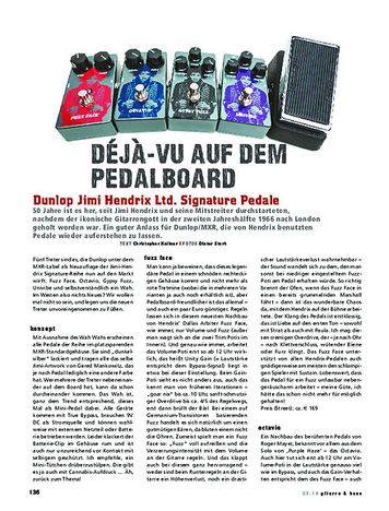 Gitarre & Bass Dunlop Jimi Hendrix Ltd. Signature-Pedale Gitarre & Bass Dunlop Jimi Hendrix Ltd. Signature-Pedale