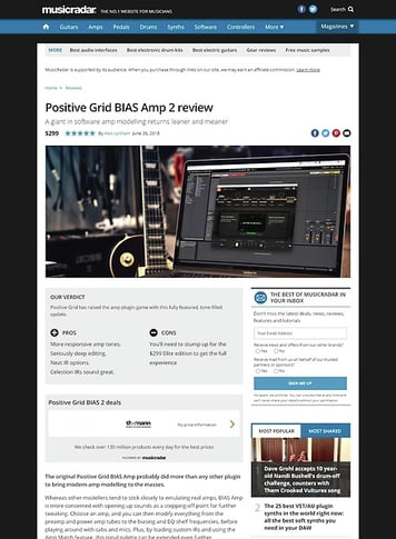 MusicRadar.com Positive Grid BIAS 2 MusicRadar.com Positive Grid BIAS 2