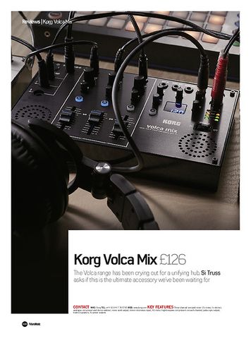 Future Music Korg Volca Mix Future Music Korg Volca Mix