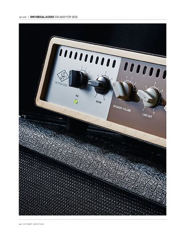 Guitarist Universal Audio Ox Amp Top Box Guitarist Universal Audio Ox Amp Top Box