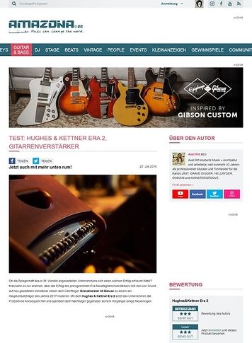 Amazona.de Hughes & Kettner Era 2 Amazona.de Hughes & Kettner Era 2