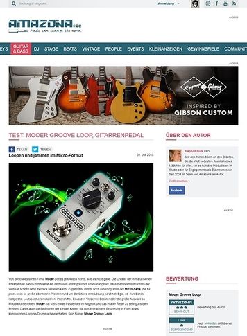 Amazona.de Mooer Groove Loop Amazona.de Mooer Groove Loop