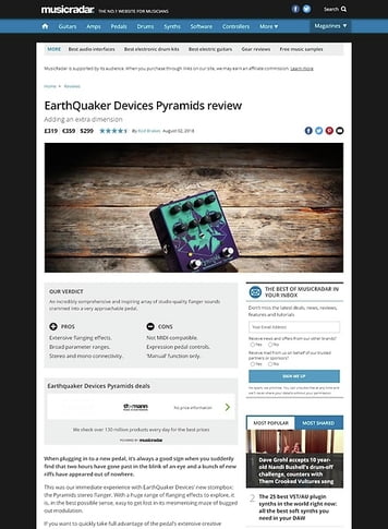 MusicRadar.com EarthQuaker Devices Pyramids MusicRadar.com EarthQuaker Devices Pyramids