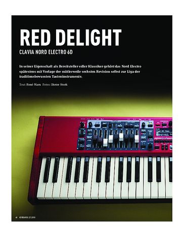 Keyboards CLAVIA NORD ELECTRO 6D Keyboards CLAVIA NORD ELECTRO 6D