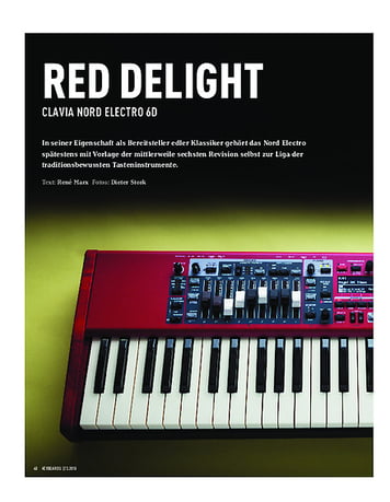 Keyboards CLAVIA NORD ELECTRO 6D Keyboards CLAVIA NORD ELECTRO 6D