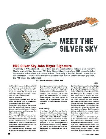 Gitarre & Bass PRS Silver Sky John Mayer Signature Gitarre & Bass PRS Silver Sky John Mayer Signature