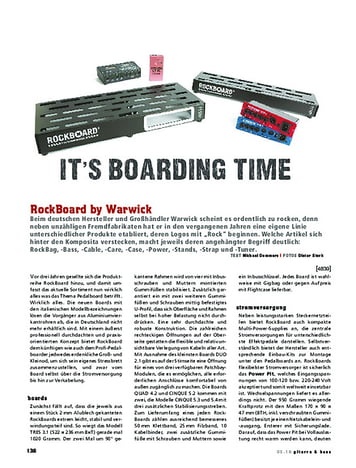 Gitarre & Bass RockBoard Pedalboard-System Gitarre & Bass RockBoard Pedalboard-System