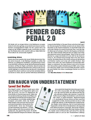 Gitarre & Bass Fender All-Original Effektpedale Gitarre & Bass Fender All-Original Effektpedale