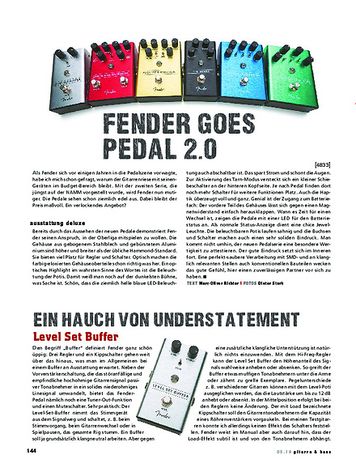 Gitarre & Bass Fender All-Original Effektpedale Gitarre & Bass Fender All-Original Effektpedale