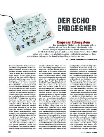 Gitarre & Bass Empress Effects Echosystem Gitarre & Bass Empress Effects Echosystem