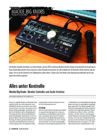 Sound & Recording Mackie Big Knobs Sound & Recording Mackie Big Knobs
