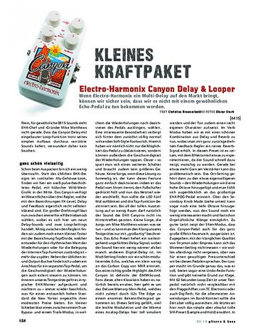 Gitarre & Bass Electro-Harmonix Canyon Delay & Looper Gitarre & Bass Electro-Harmonix Canyon Delay & Looper