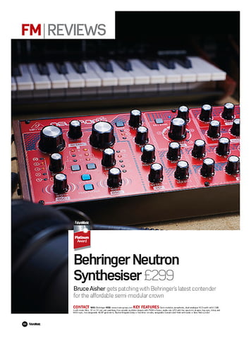 Future Music Behringer Neutron Synthesiser Future Music Behringer Neutron Synthesiser