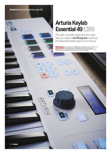 Future Music Arturia Keylab Essential 49 Future Music Arturia Keylab Essential 49