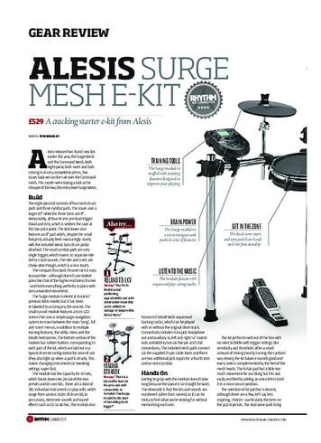 Rhythm Alesis Surge Mesh E-Kit Rhythm Alesis Surge Mesh E-Kit