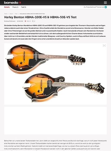 Bonedo.de Harley Benton HBMA-100E-VS & HBMA-50E-VS Bonedo.de Harley Benton HBMA-100E-VS & HBMA-50E-VS