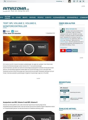 Amazona.de SPL Volume 2, Volume 8 Amazona.de SPL Volume 2, Volume 8