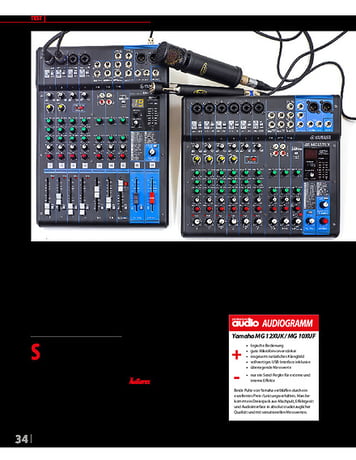 Professional Audio Yamaha MG12XUK, MG10XUF Professional Audio Yamaha MG12XUK, MG10XUF