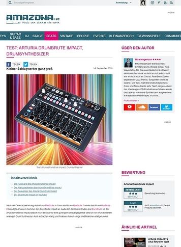 Amazona.de Arturia DrumBrute Impact Amazona.de Arturia DrumBrute Impact
