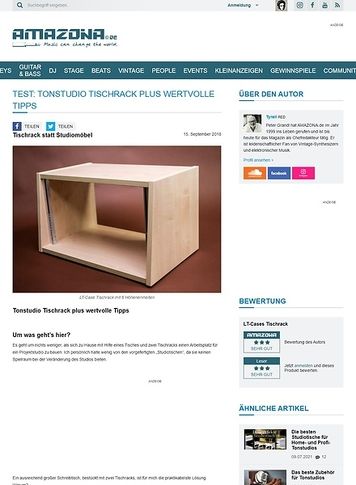 Amazona.de Tonstudio Tischrack plus wertvolle Tipps Amazona.de Tonstudio Tischrack plus wertvolle Tipps