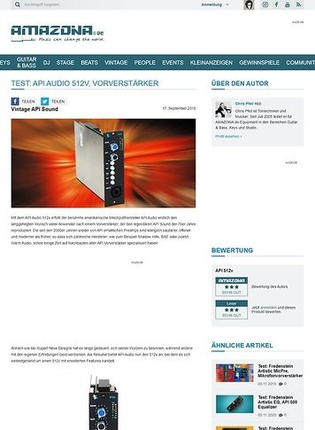 Amazona.de API Audio 512v Amazona.de API Audio 512v