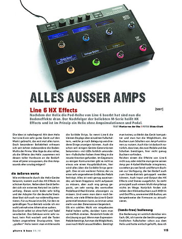 Gitarre & Bass Line 6 HX Effects Gitarre & Bass Line 6 HX Effects