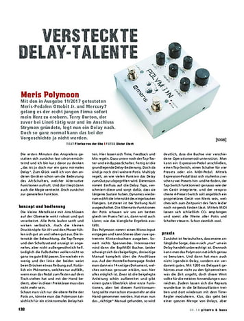 Gitarre & Bass Meris Polymoon Gitarre & Bass Meris Polymoon