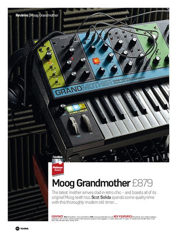 Future Music Moog Grandmother Future Music Moog Grandmother