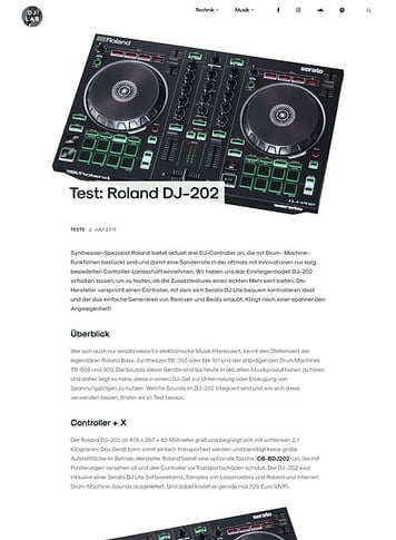 DJLAB Roland DJ-202 DJLAB Roland DJ-202