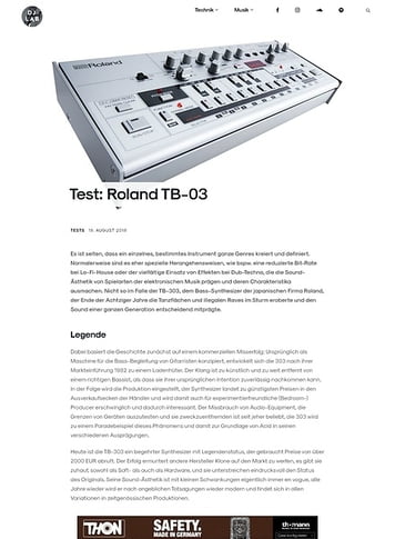 DJLAB Roland TB-03 DJLAB Roland TB-03
