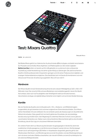 DJLAB Mixars Quattro DJLAB Mixars Quattro