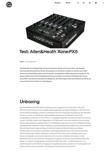 DJLAB Allen&Heath Xone:PX5 DJLAB Allen&Heath Xone:PX5