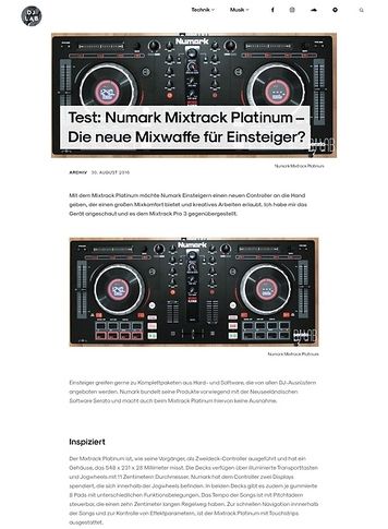 DJLAB Numark Mixtrack Platinum DJLAB Numark Mixtrack Platinum