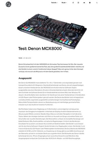 DJLAB Denon MCX8000 DJLAB Denon MCX8000