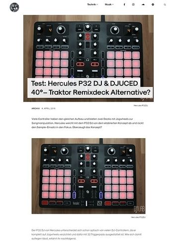 DJLAB Hercules P32 DJ DJLAB Hercules P32 DJ