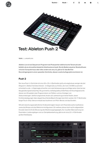 DJLAB Ableton Push 2 DJLAB Ableton Push 2