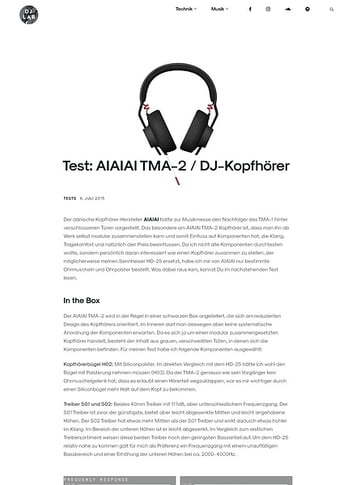 DJLAB AIAIAI TMA-2 DJLAB AIAIAI TMA-2